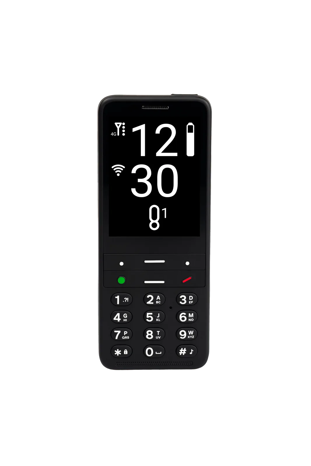 BlindShell Classic 2 accessible phone with a large tactile keypad.